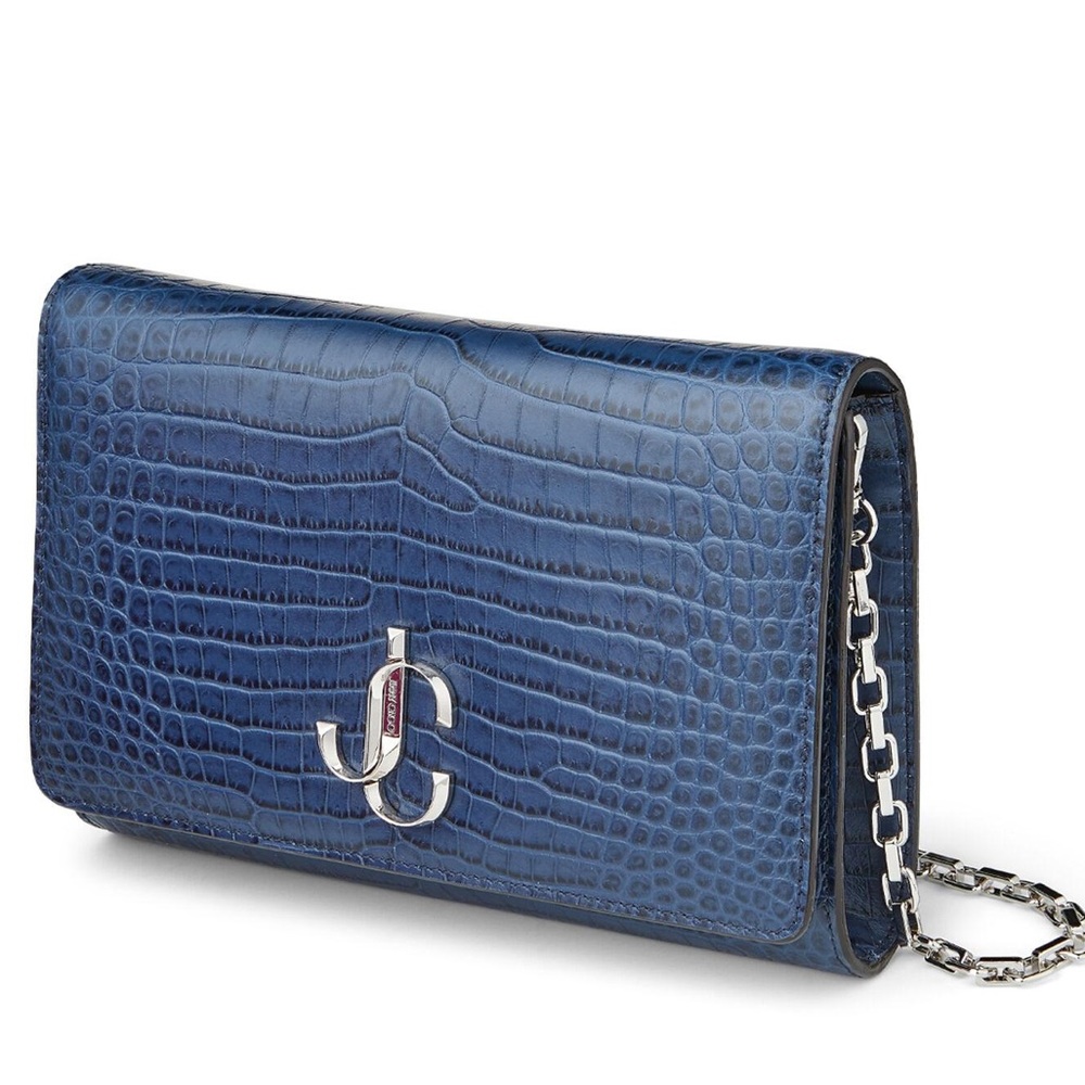 Jimmy Choo leather clutch